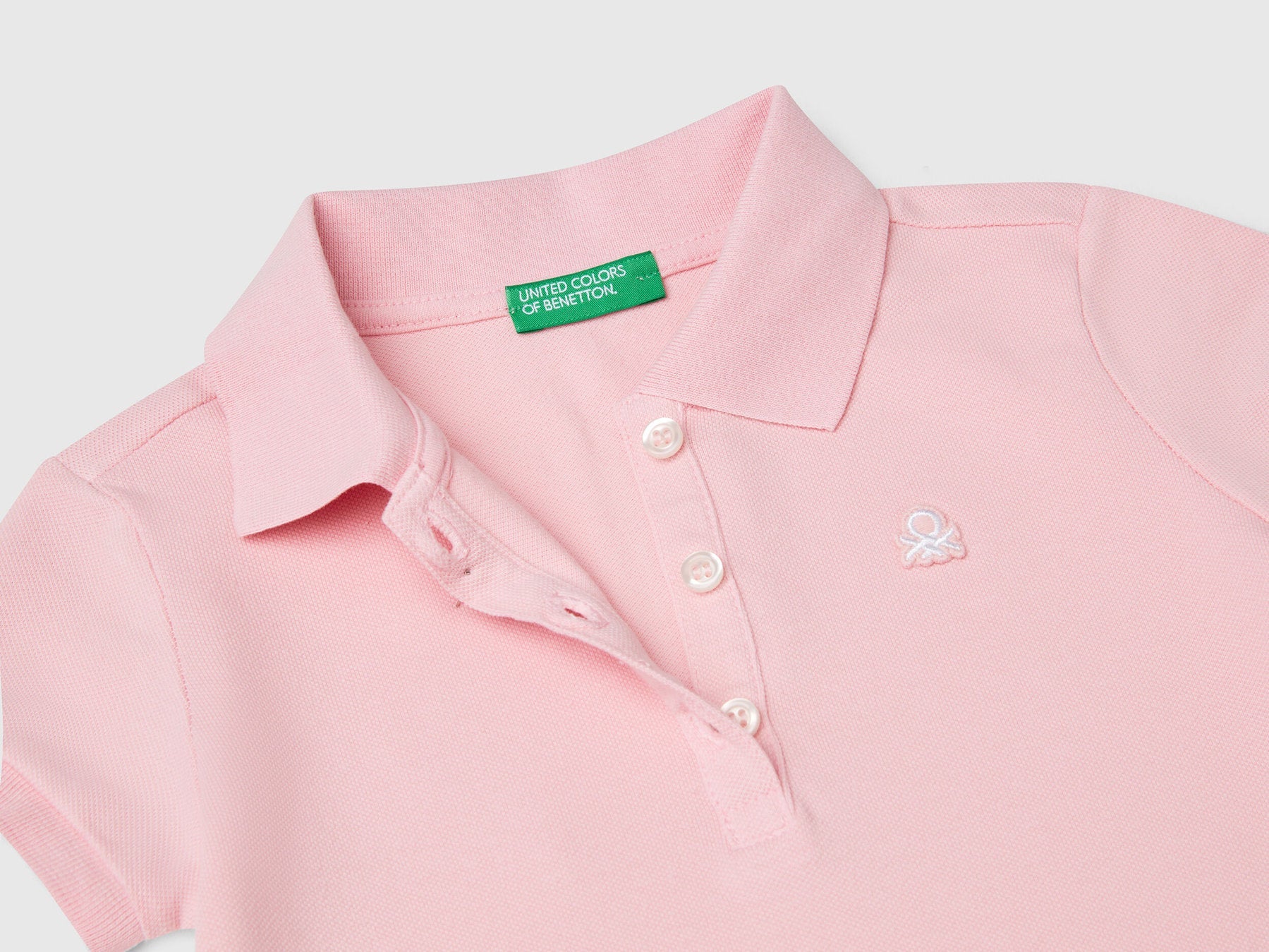 Benetton_Short Sleeve Polo in Organic Cotton_3WG9G300A_09J_02