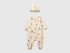 Benetton_Beige_Onesie and Chenille Cap Set_3WQSAK01G_903_01