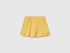 Benetton Yellow Baby Girl Pure Cotton Shorts with Ruffles SKU: 3X1MA900M_22R Image 01