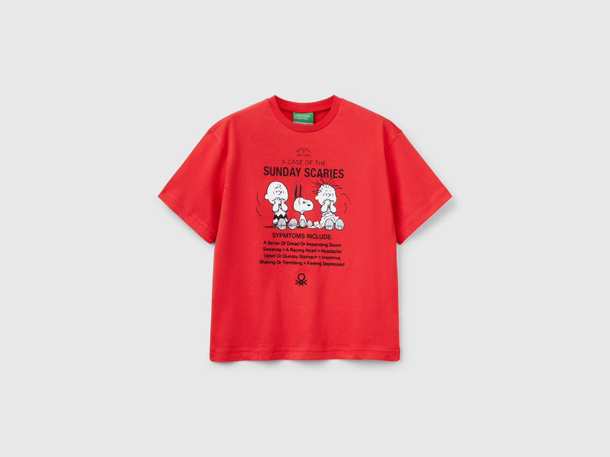 Benetton_Short Sleeve Snoopy ©Peanuts T-Shirt_3X1SC10NI_19Q_01