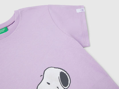 Benetton_Crew Neck Snoopy ©Peanuts T-Shirt_3X1SG10I9_07W_03