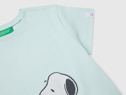 Benetton_Crew Neck Snoopy ©Peanuts T-Shirt_3X1SG10I9_0H4_03