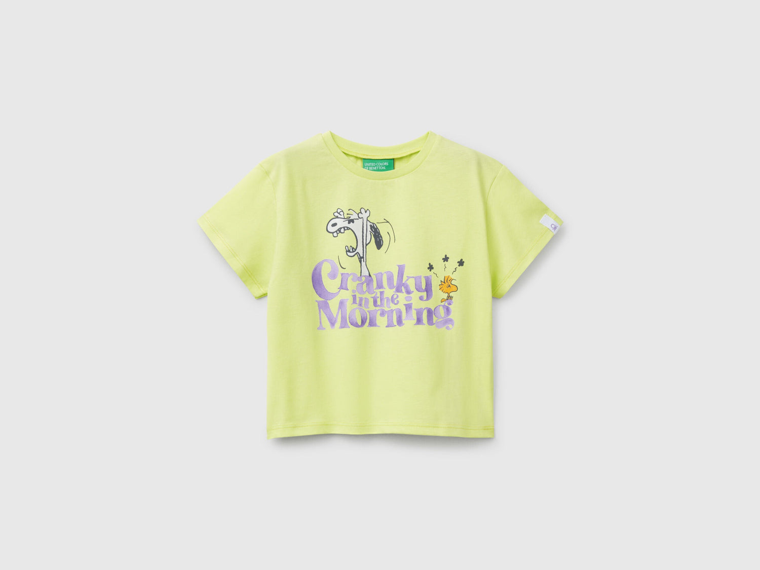 Benetton_Crew Neck Snoopy ©Peanuts T-Shirt_3X1SG10I9_18A_01