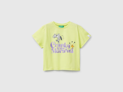 Benetton_Crew Neck Snoopy ©Peanuts T-Shirt_3X1SG10I9_18A_01