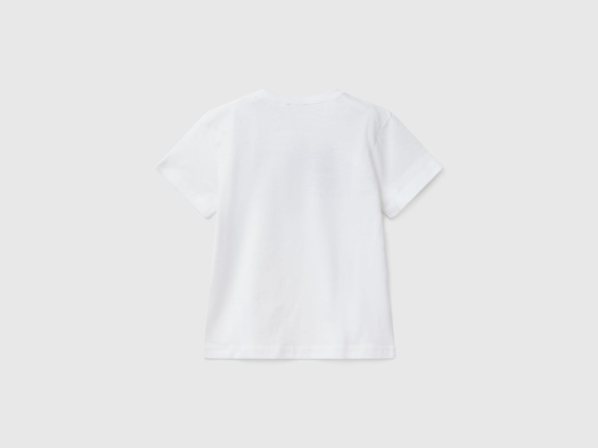 Benetton_T-Shirt with Snoopy ©Peanuts Print_3X1SG10IB_101_02