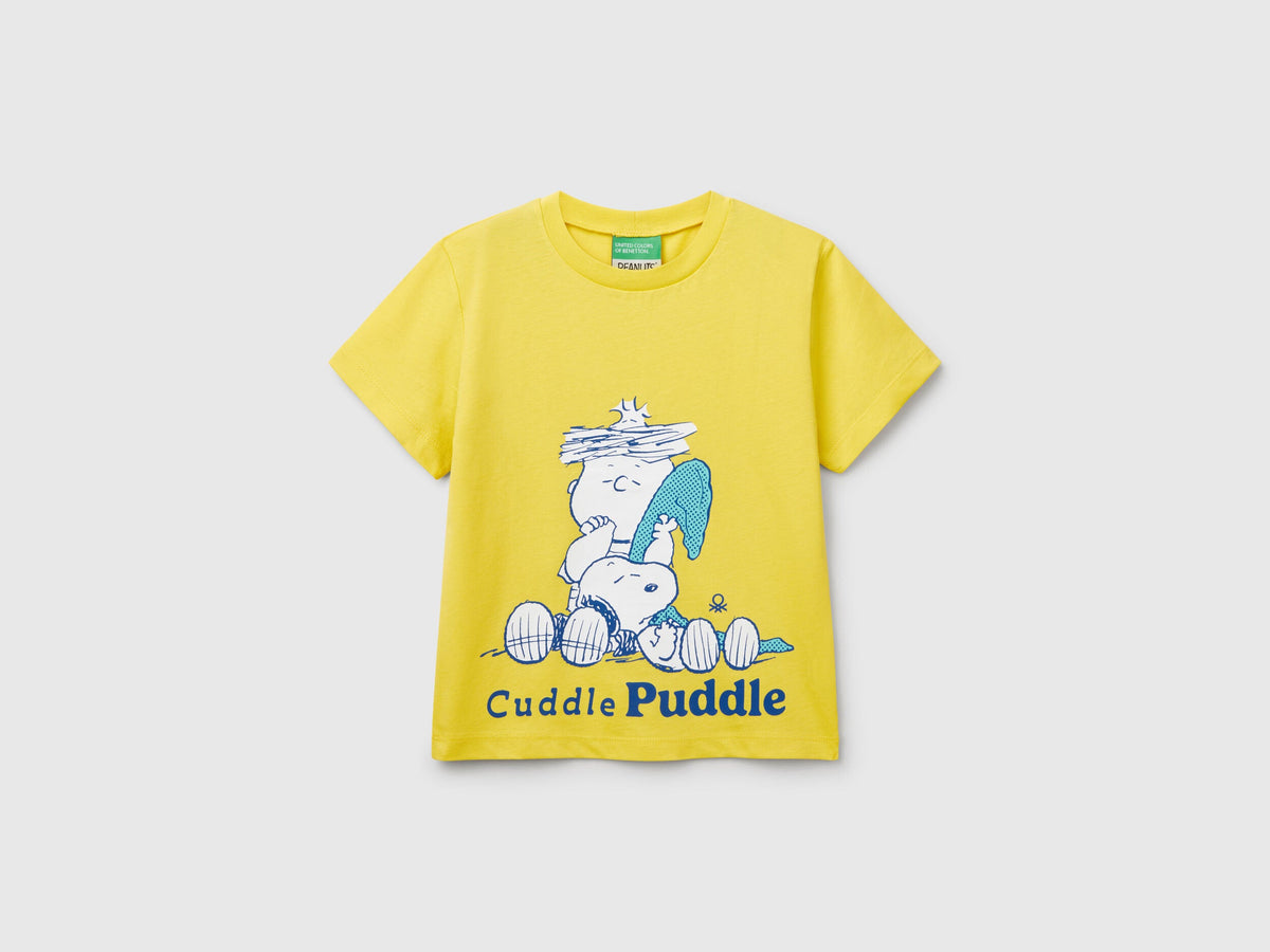 Benetton_T-Shirt with Snoopy ©Peanuts Print_3X1SG10IB_1T1_01
