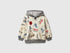 Benetton_Creamy White_Hoodie with Print in Cotton Blend_3X7YG2017_64D_01