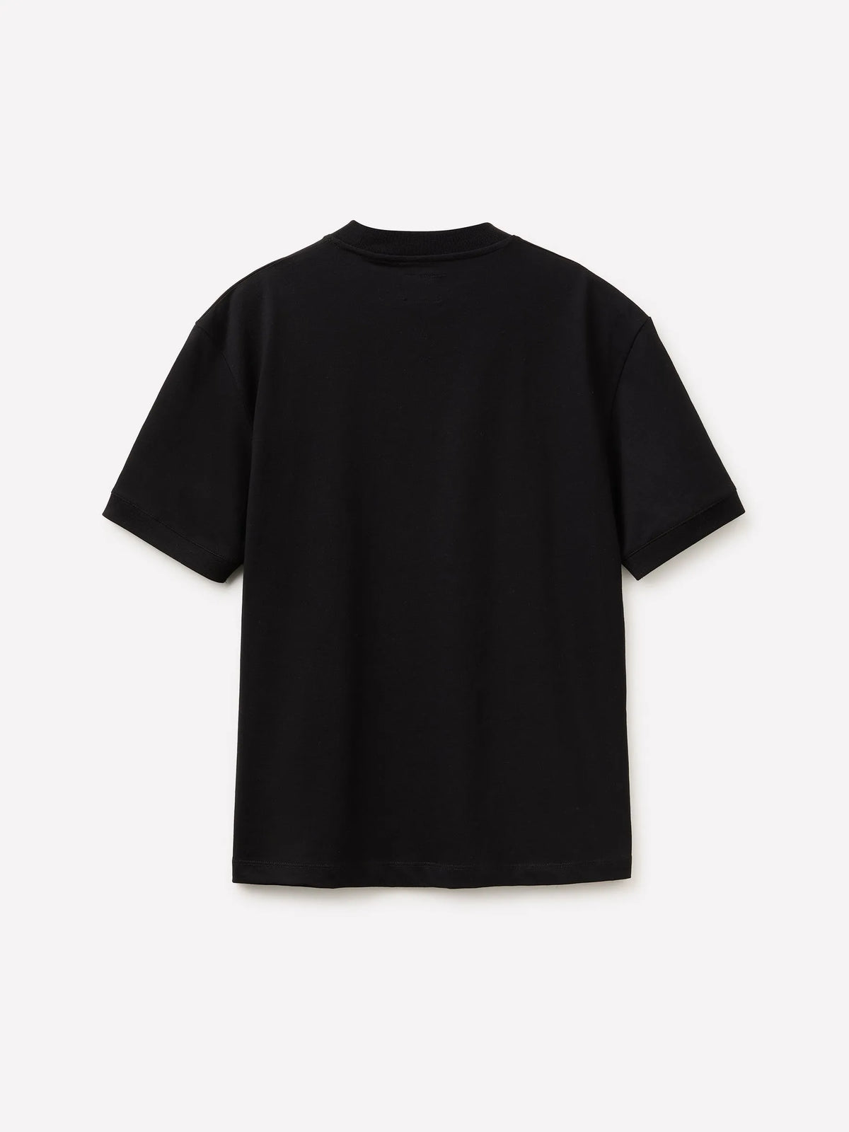 Sisley Black Men T-Shirt with Writing SKU: 3XDTS1059_100 Image 02