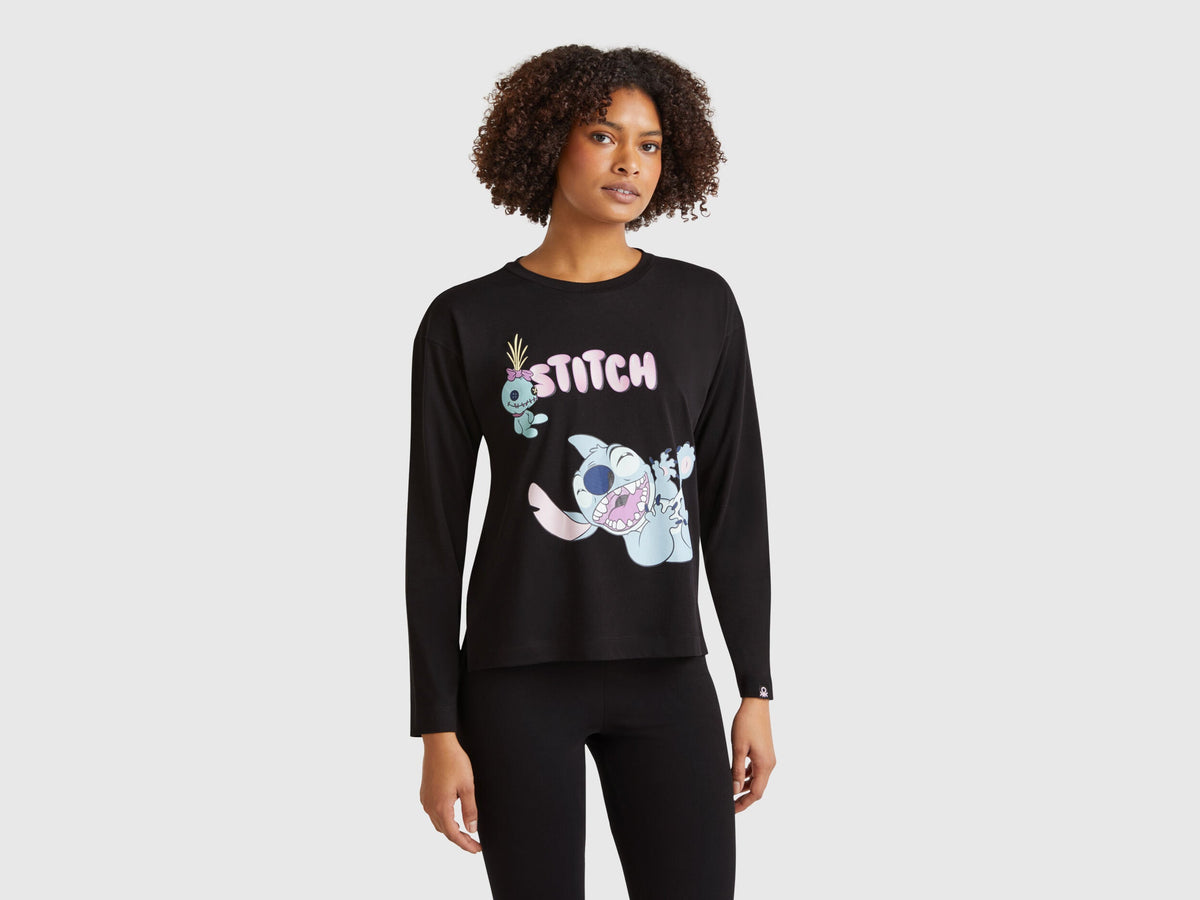 Benetton_Lilo &amp; Stitch ©Disney Pyjama Top_3Y5E3M07D_100_01