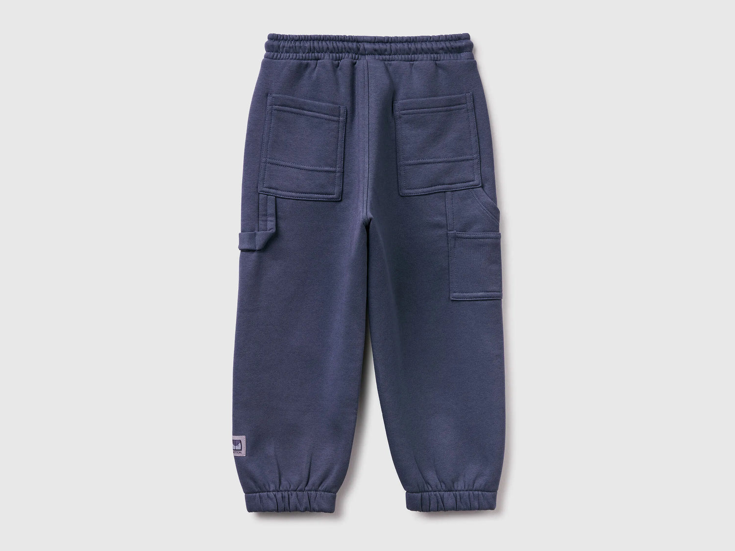 Benetton_Air Force Blue_Joggers in Warm Cotton_3YBPGF059_0J8_02