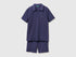 Benetton Blue Men Pyjamas with Polo Shirt SKU: 3YES4P036_34H Image 01