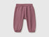 Benetton Mauve Girl Sweatpants with Animal on the Back SKU: 3YWVAF02P_25N Image 01