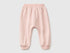 Benetton Soft Pink New Born Stretch Sweatpants SKU: 3YWVAF02Q_08Q Image 01