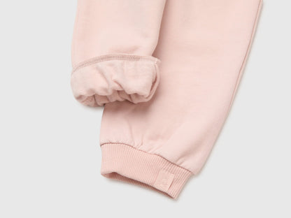 Benetton Soft Pink New Born Stretch Sweatpants SKU: 3YWVAF02Q_08Q Image 03
