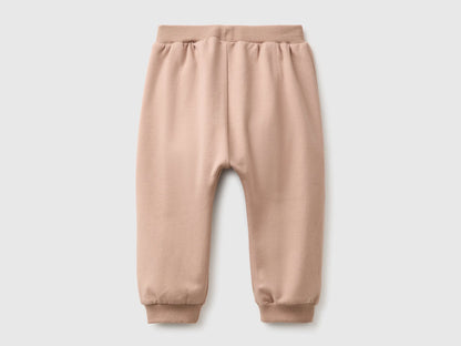 Benetton Dove Gray New Born Stretch Sweatpants SKU: 3YWVAF02Q_199 Image 02