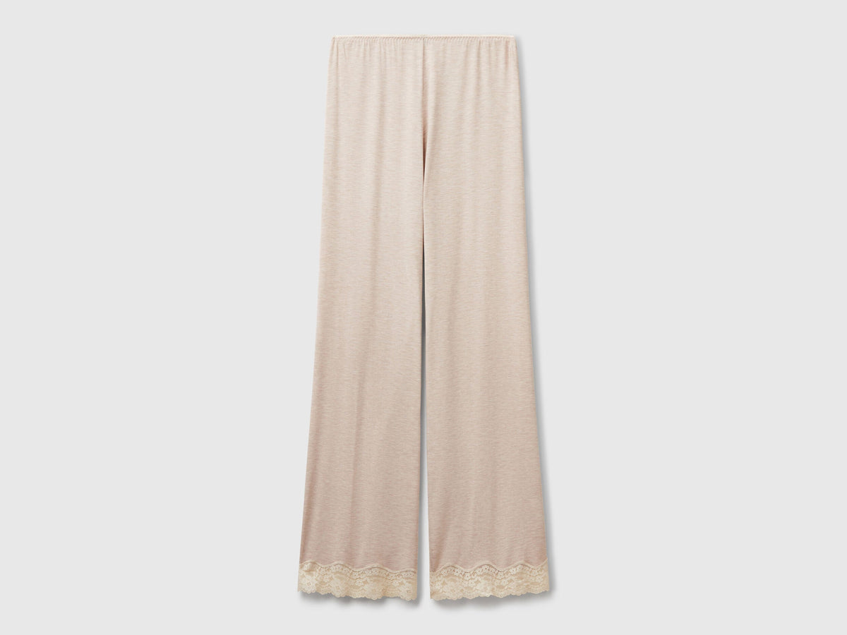 Benetton_Flowy Trousers with Lace_3Z123F04A_729_04