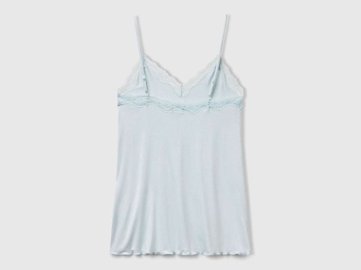 Benetton_Tank Top with Lace Edge_3Z123H00J_25G_05