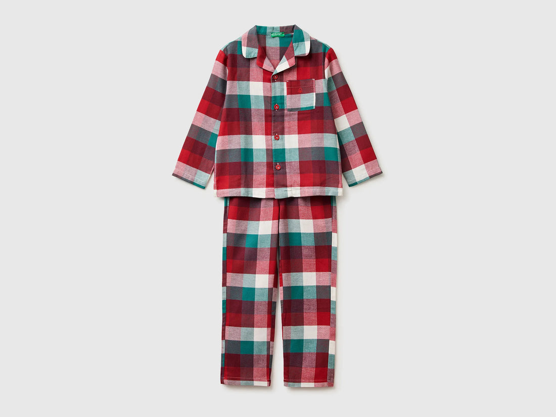 Benetton_Red_Flannel Tartan Pyjamas_40EP0P009_906_01