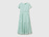 Benetton Aqua Girls Jumpsuit with Pleated Trousers SKU: 41EXCT01C_334 Image 01