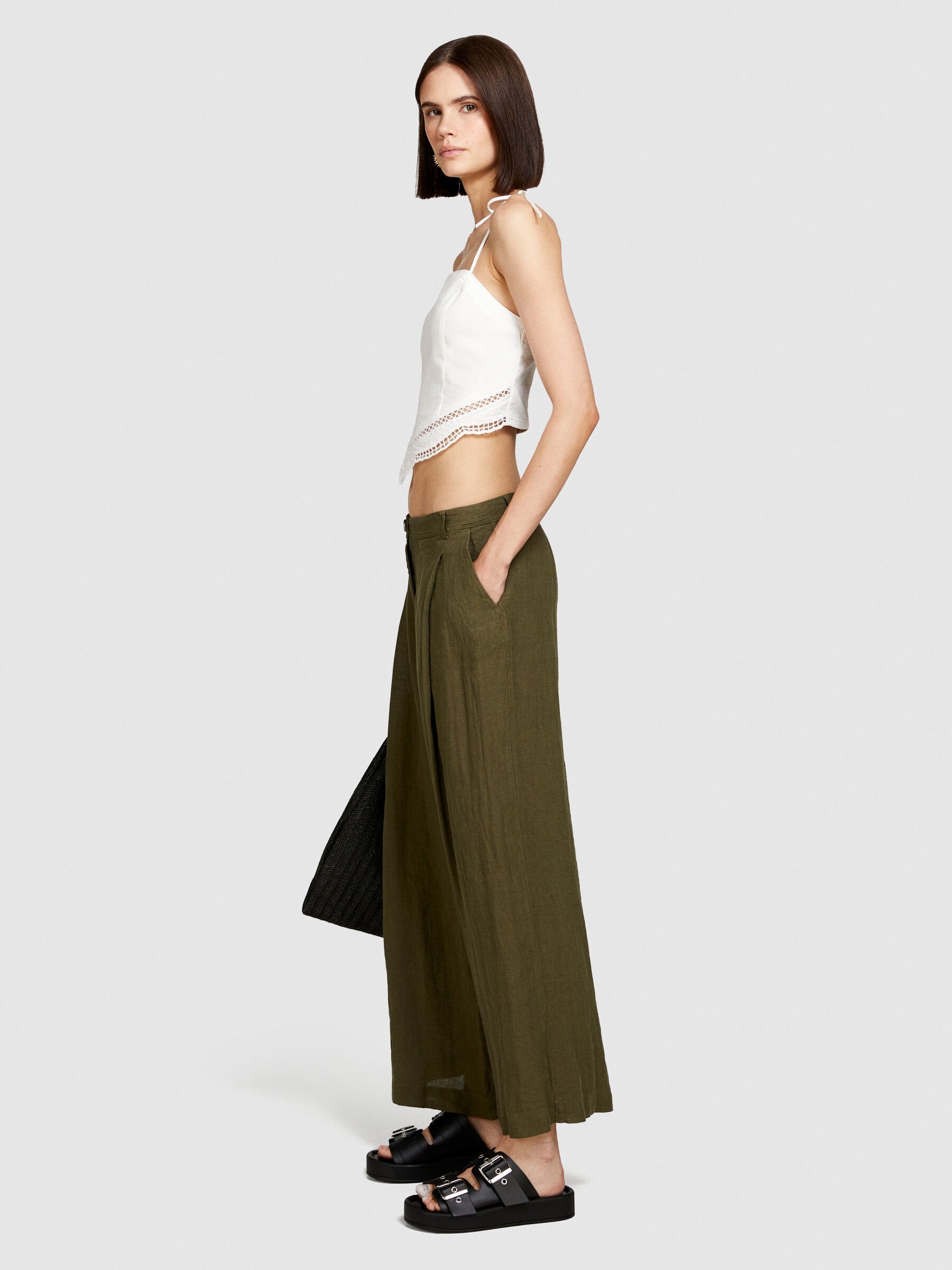 Wide Leg 100% Linen Trousers_41I4LF04E_35A_02