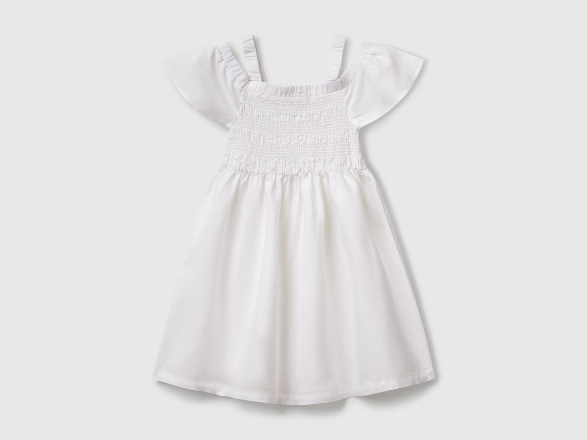 Benetton_Linen Blend Dress_43WBCV037_101_01