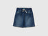 Benetton Dark blue Boys Denim-Effect Bermuda Shorts SKU: 44LGG903M_901 Image 01