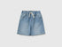 Benetton Light blue Boys Denim-Effect Bermuda Shorts SKU: 44LGG903M_902 Image 01
