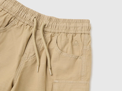 Benetton Breige Boys Bermuda Shorts with Pockets SKU: 456SG903N_00B Image 03