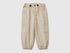 Benetton Beige Boys Parachute Cargo Pants SKU: 456SGF01R_152 Image 01