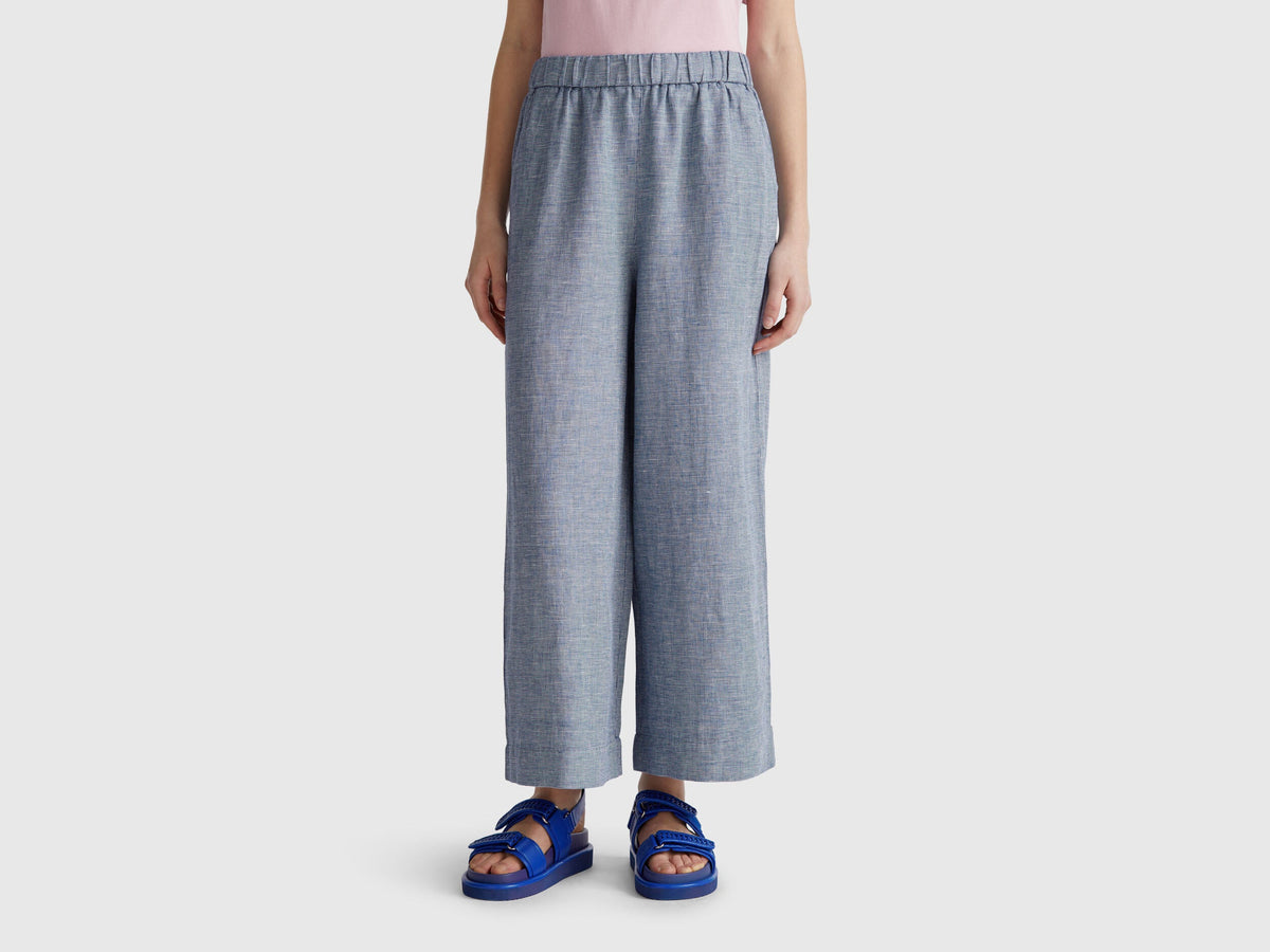 Benetton_Trousers with Wide Leg_465XDF09J_903_02