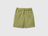 Benetton Military Green Boys Bermuda Shorts with Drawstring SKU: 46D6C904E_1Q1 Image 01