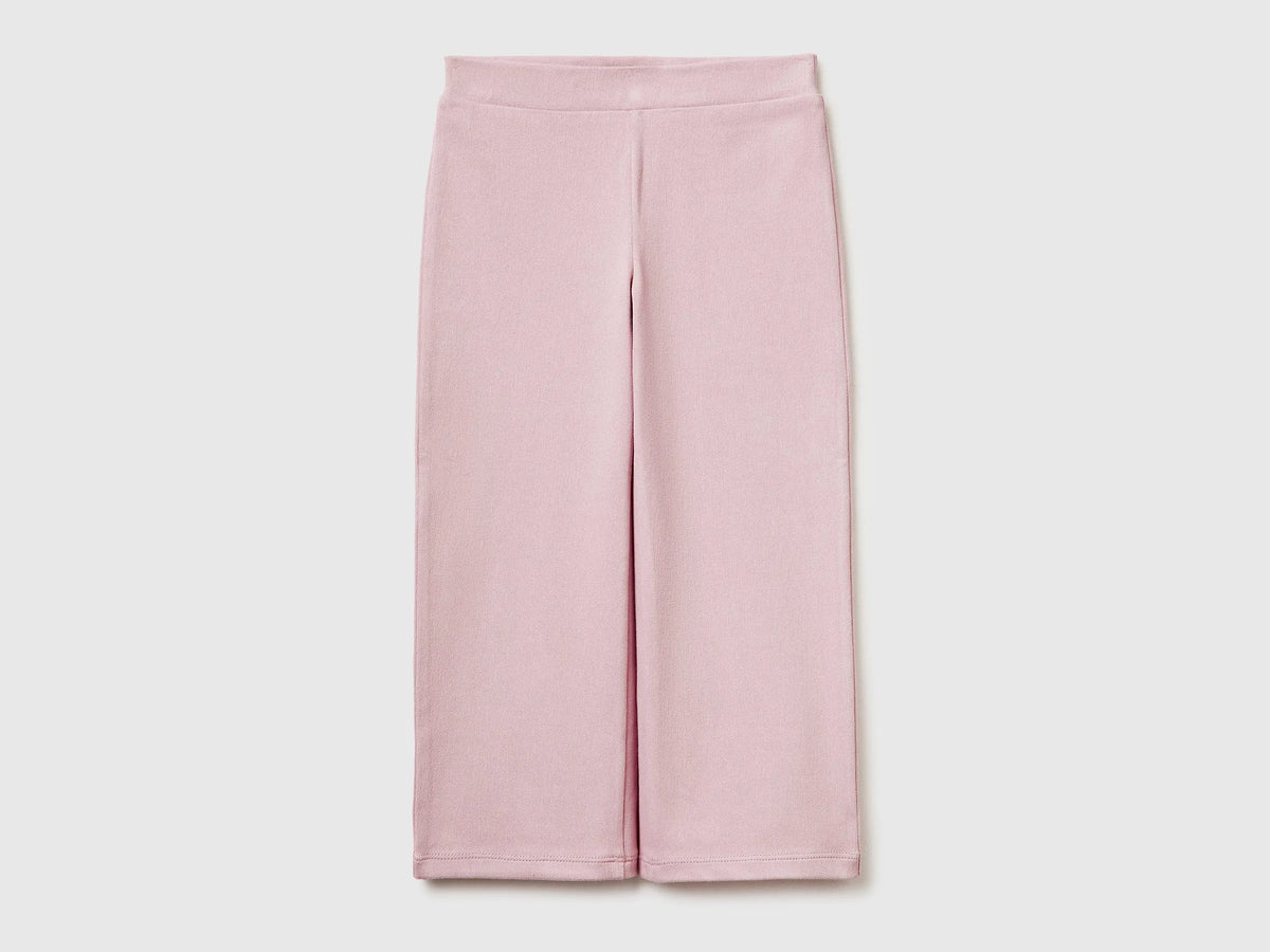 Benetton Pink Girls Trousers with Straight Leg SKU: 46D6GF02M_0C3 Image 01
