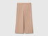 Benetton Dove Gray Girls Wide-Leg Trousers in Stretch Cotton SKU: 46D6GF034_199 Image 01