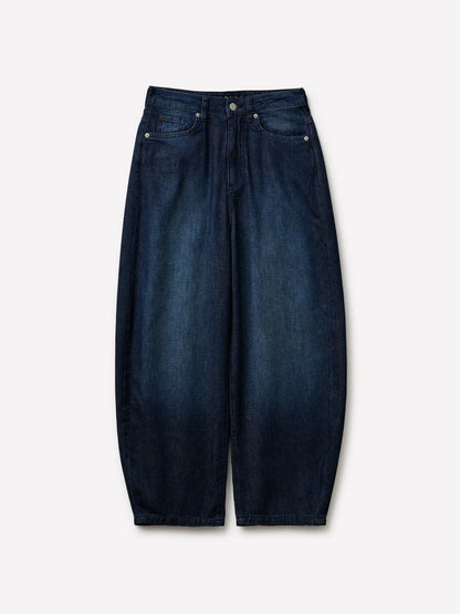 Sisley Dark blue Women Balloon Fit Jeans SKU: 46PQLE05C_901 Image 01