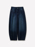 Sisley Dark blue Women Balloon Fit Jeans SKU: 46PQLE05C_901 Image 01