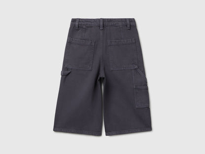Benetton_Dark Mauve_Knee-Length Trousers in Cotton_481SCF04Z_6J8_02