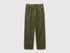 Benetton Military Green Boys Corduroy Trousers SKU: 48TWCF062_07N Image 01