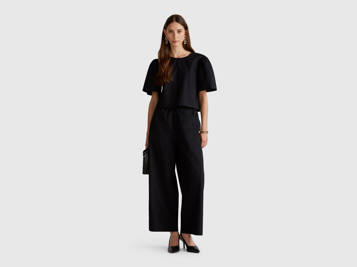 Benetton_Lightweight Trousers with Wide Leg_4AC7DF09A_100_01