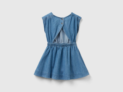 Denim Dress With Ruffle_4AD6CV029_901_02