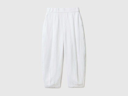 Trousers In Pure Linen_4AGH55AF4_101_04