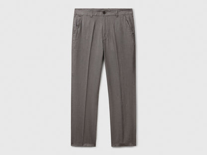 Benetton_Chinos in Pure Linen_4AGH55HW8_00W_04