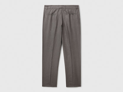 Benetton_Chinos in Pure Linen_4AGH55HW8_00W_05