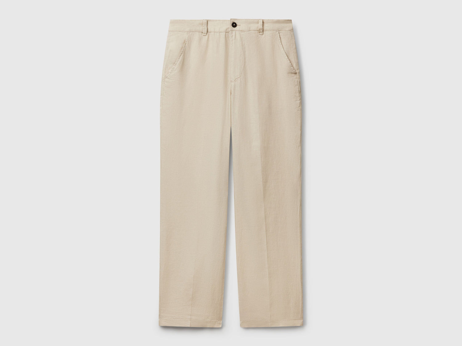 Benetton_Chinos in Pure Linen_4AGH55HW8_152_04