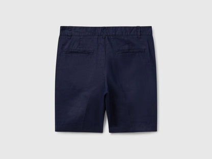 Benetton_Bermudas in Pure Linen_4AGH59548_016_05