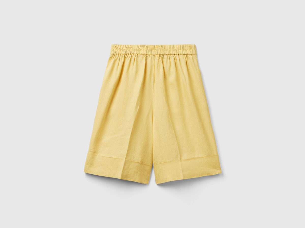 Linen Bermudas With Cuffs_4Aghd900D_3Z6_05