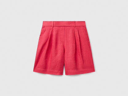 Benetton_100% Linen Bermudas_4AGHD901V_12E_04