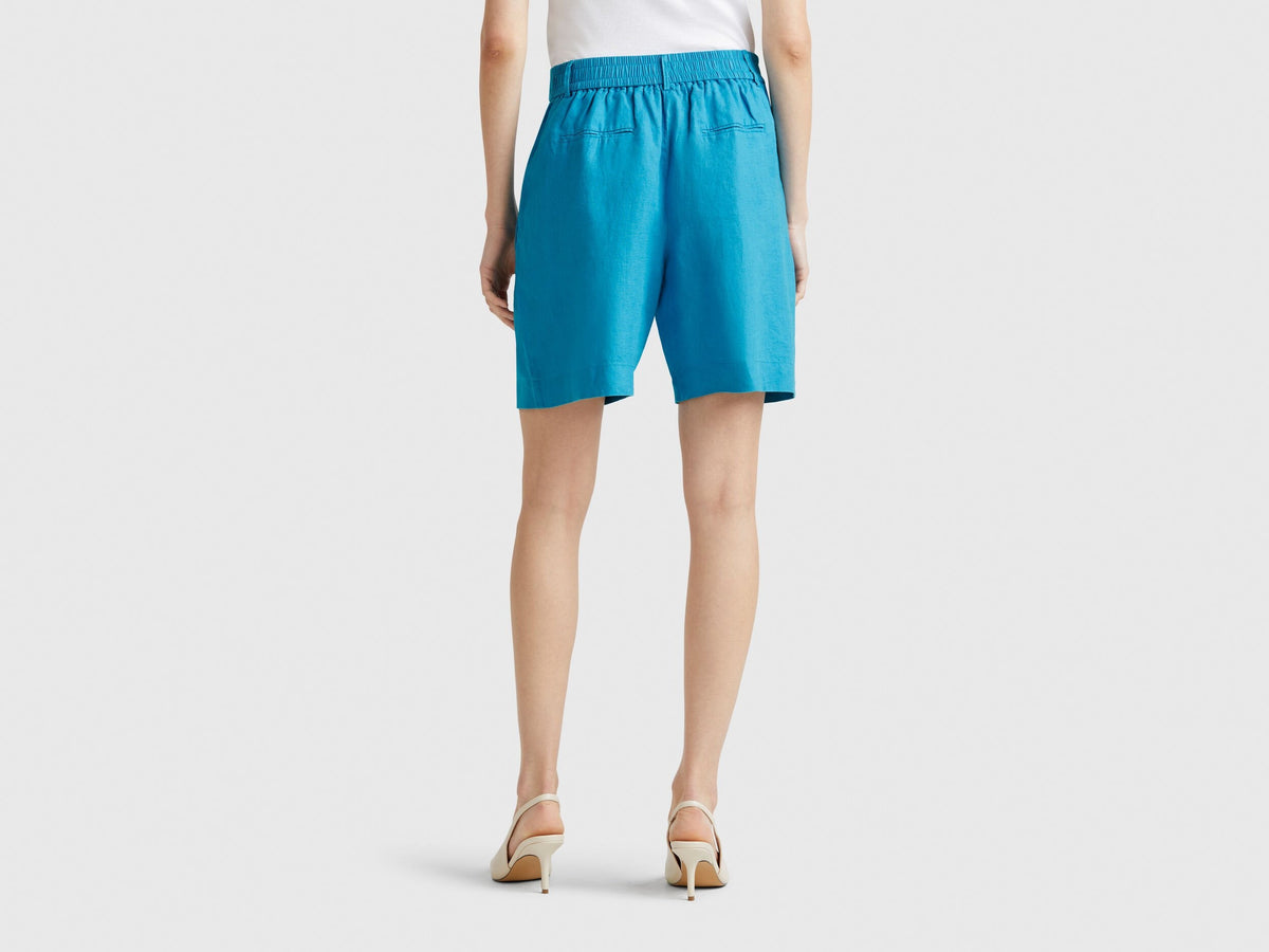 Benetton_100% Linen Bermudas_4AGHD901V_1Y3_03