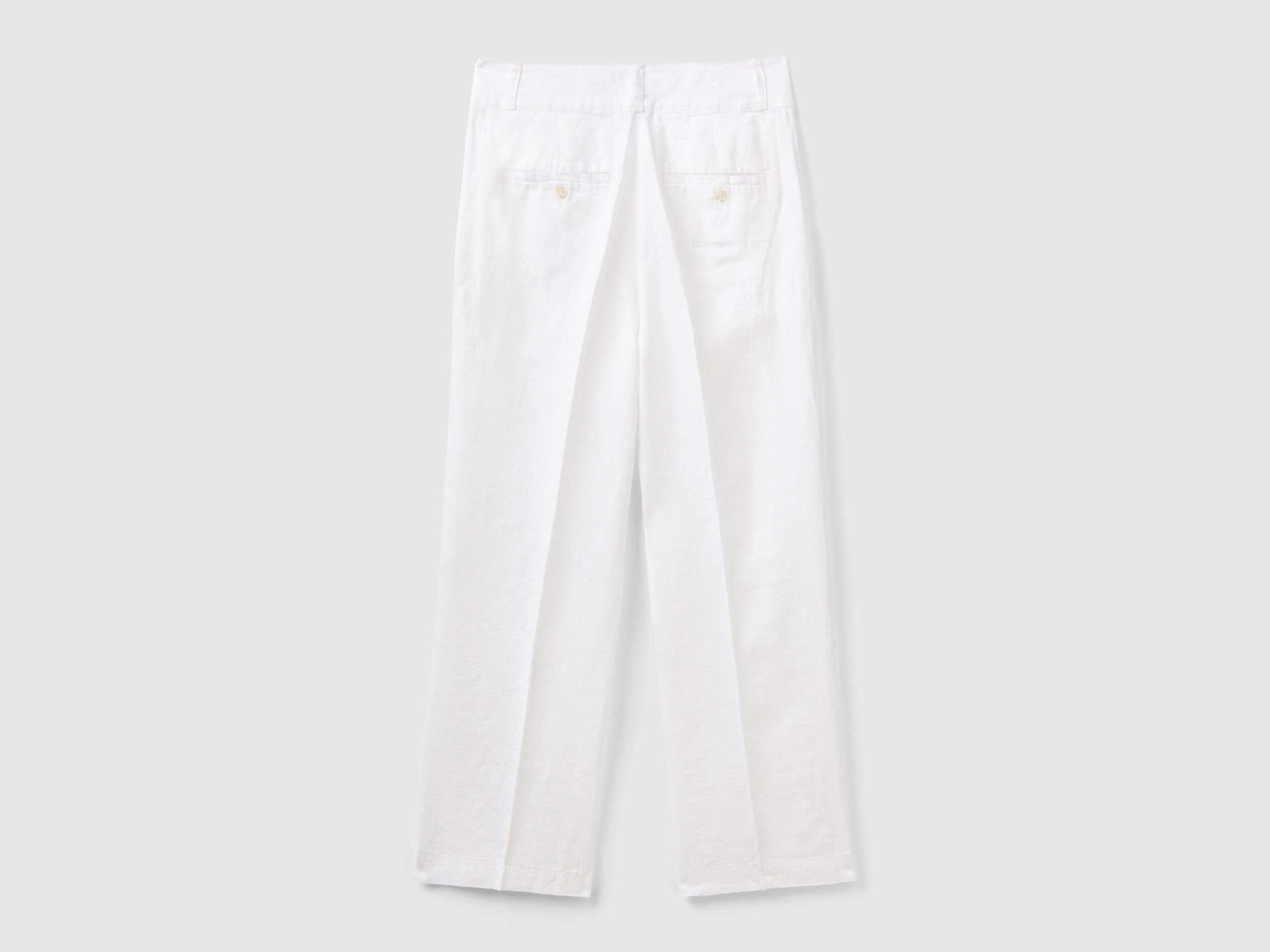 Straight Trousers In Pure Linen_4AGHDF06R_101_05