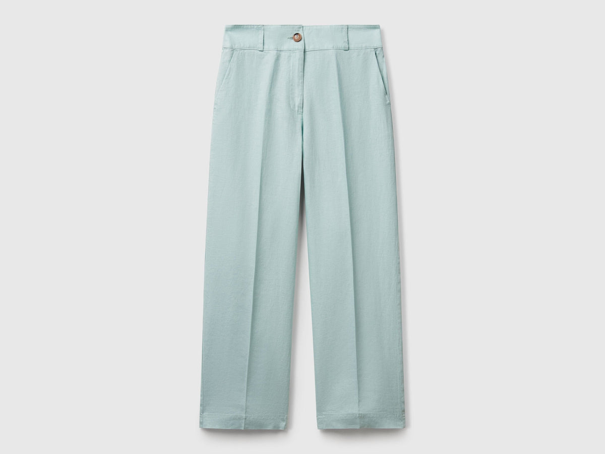 Benetton_Straight Trousers in Pure Linen_4AGHDF06R_17H_04