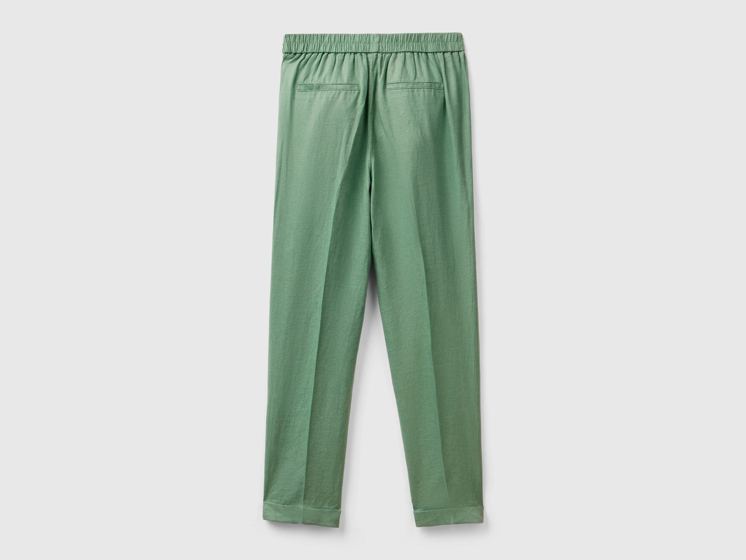 Regular Fit Pure Linen Trousers_4AGHDF079_26U_05